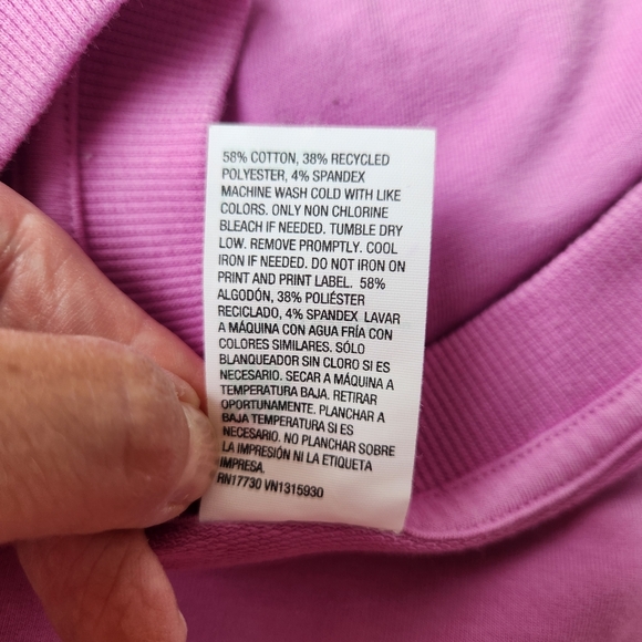 All In Motion Health And Wellness Sweatshirt Long Sleeve Purple Cute Cozy Large - Picture 12 of 16